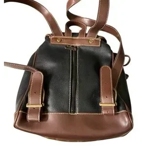 Esprit Black and Brown Leather Backpack Esprit BackPack – Janet main image 2